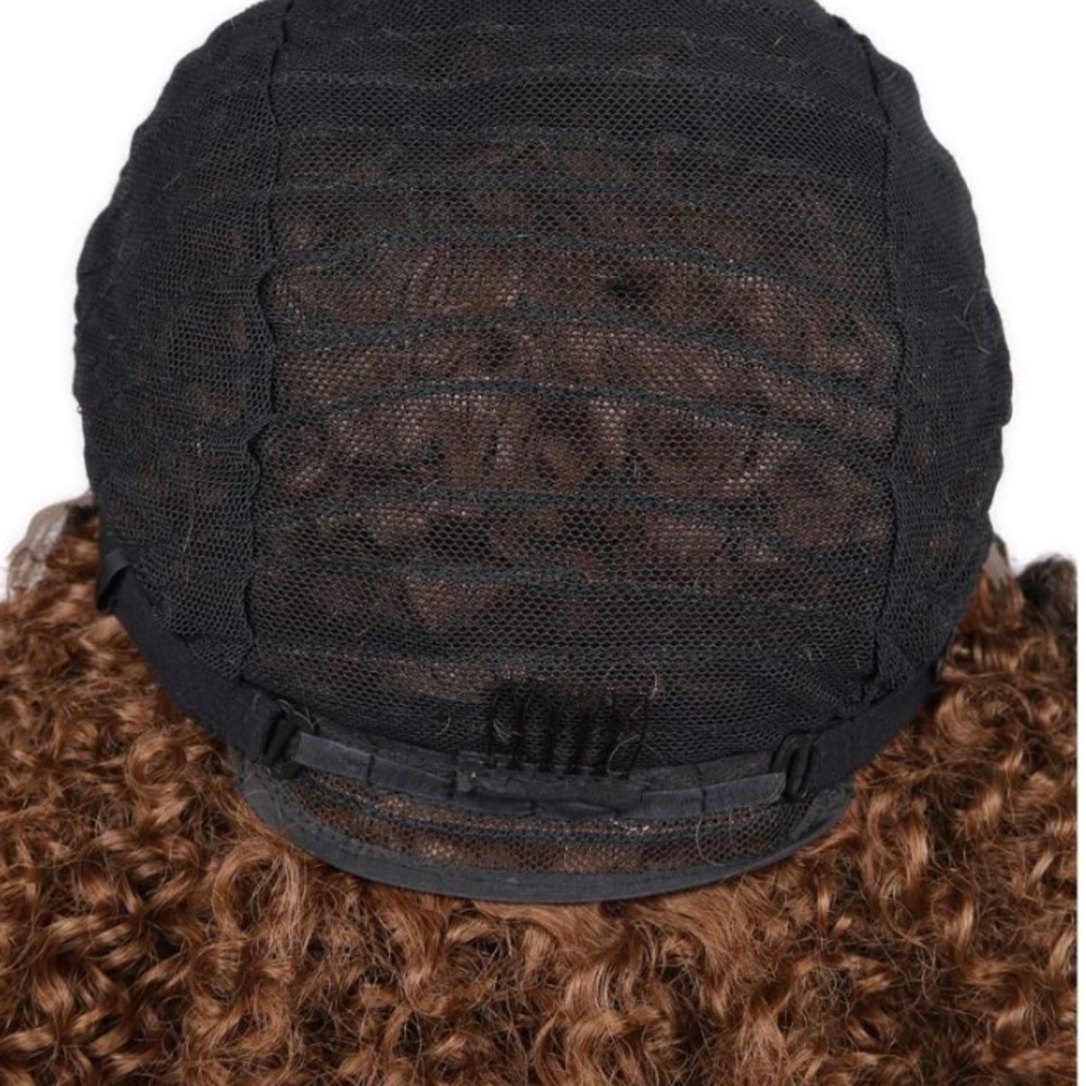 🖤 Pamela BROWN #2 KINKY CURLY LACE FRONT WIG - Picture 6 of 7